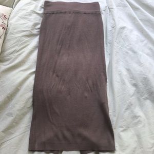 NWT Knit Skirt Clay Gray XS